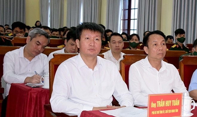 Bộ trưởng Bộ Nội vụ Phạm Thị Thanh Trà tiếp xúc cử tri lực lượng vũ trang Yên Bái -0