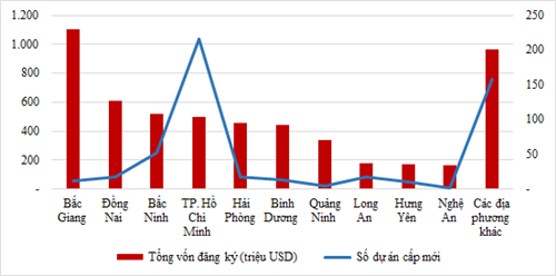 Bắc Giang dẫn đầu cả nước về thu hút vốn đầu tư FDI -0