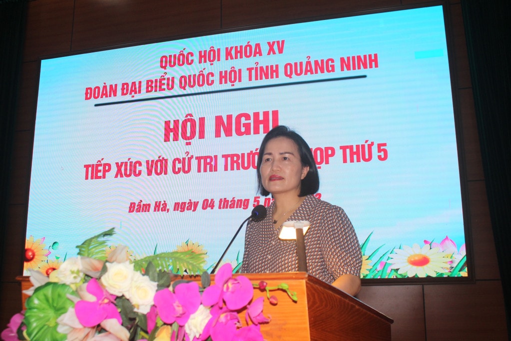 Đoàn ĐBQH tỉnh Quảng Ninh tiếp xúc cử tri trước Kỳ họp thứ Năm, Quốc hội Khóa XV -0