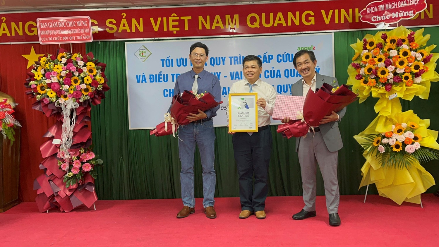 Bệnh viên Đa khoa Trung ương Cần Thơ đạt chứng nhận Bạch kim về điều trị đột quỵ -0