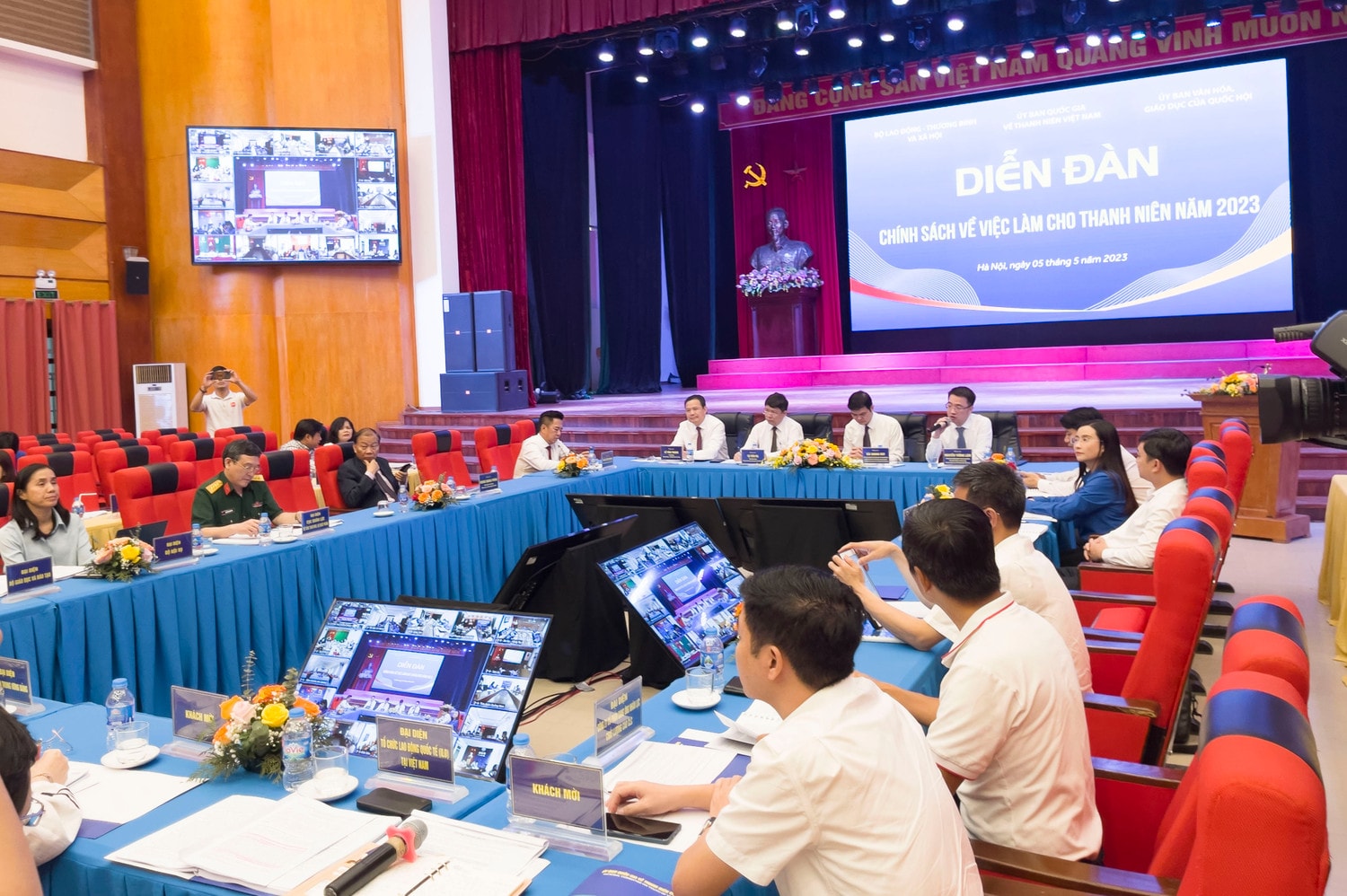 Quang cảnh diễn đàn Sớm hoàn thiện thể chế, chính sách giúp thanh niên đáp ứng xu hướng việc làm trong giai đoạn mới -0
