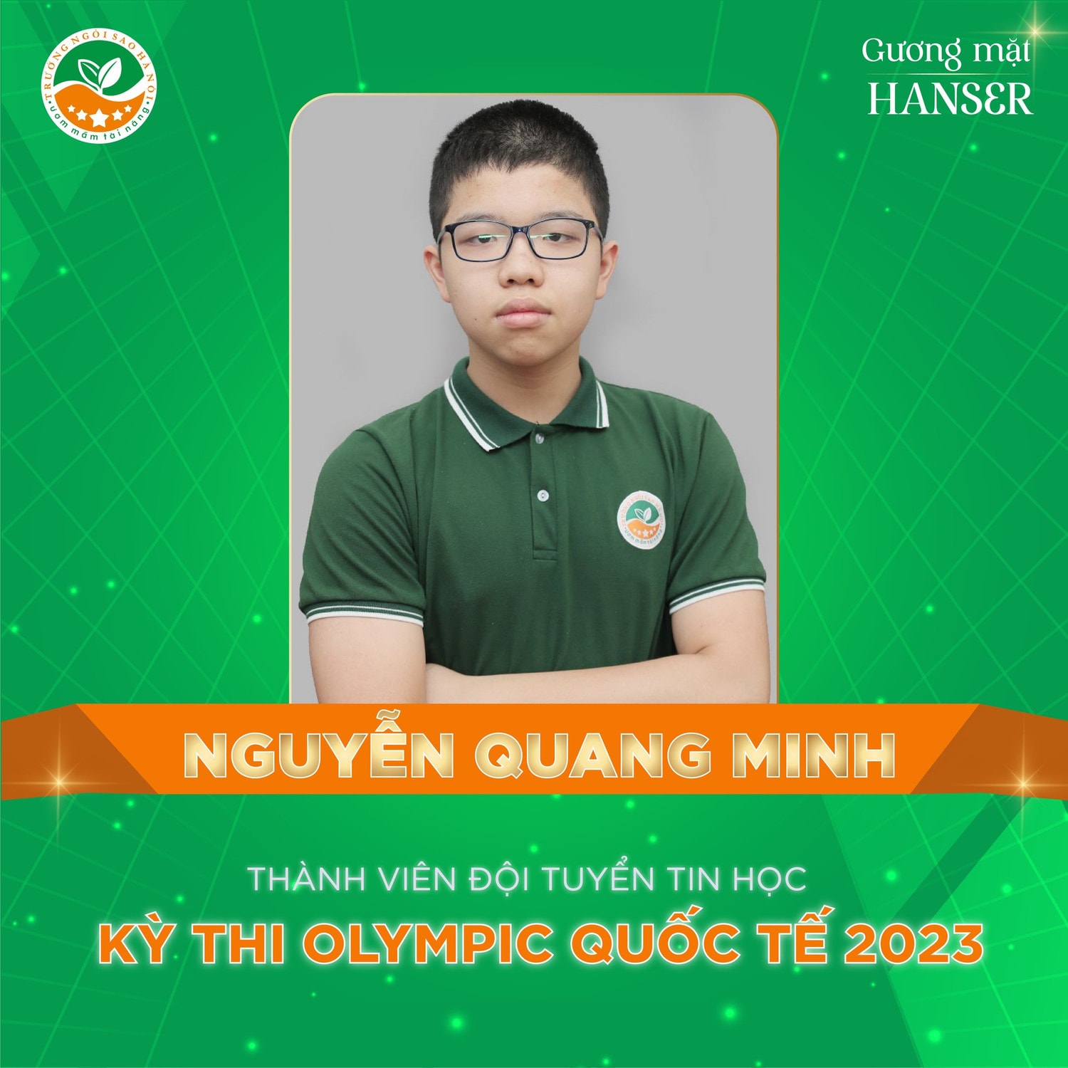 5 cựu học sinh Trường Ngôi Sao Hà Nội góp mặt trong các đội tuyển thi Olympic quốc tế 2023 -0