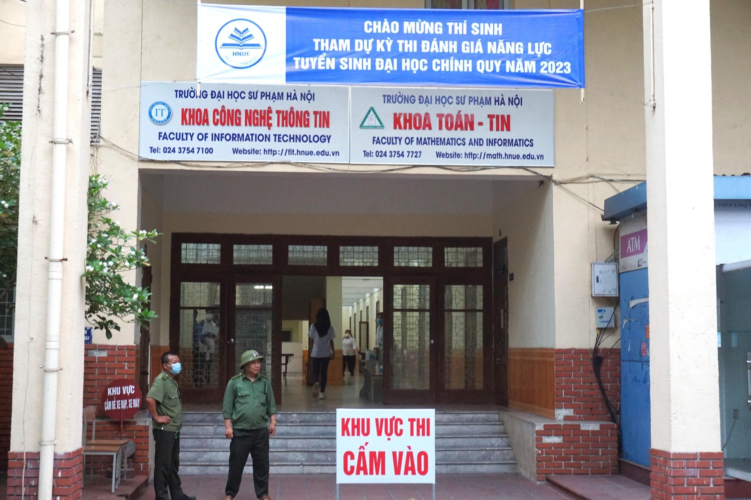 Điểm thi tại Nhà C, Trường Đại học Sư phạm Hà Nội Gần 4.700 thí sinh tham dự kỳ thi Đánh giá năng lực của Trường Đại học Sư phạm Hà Nội -0