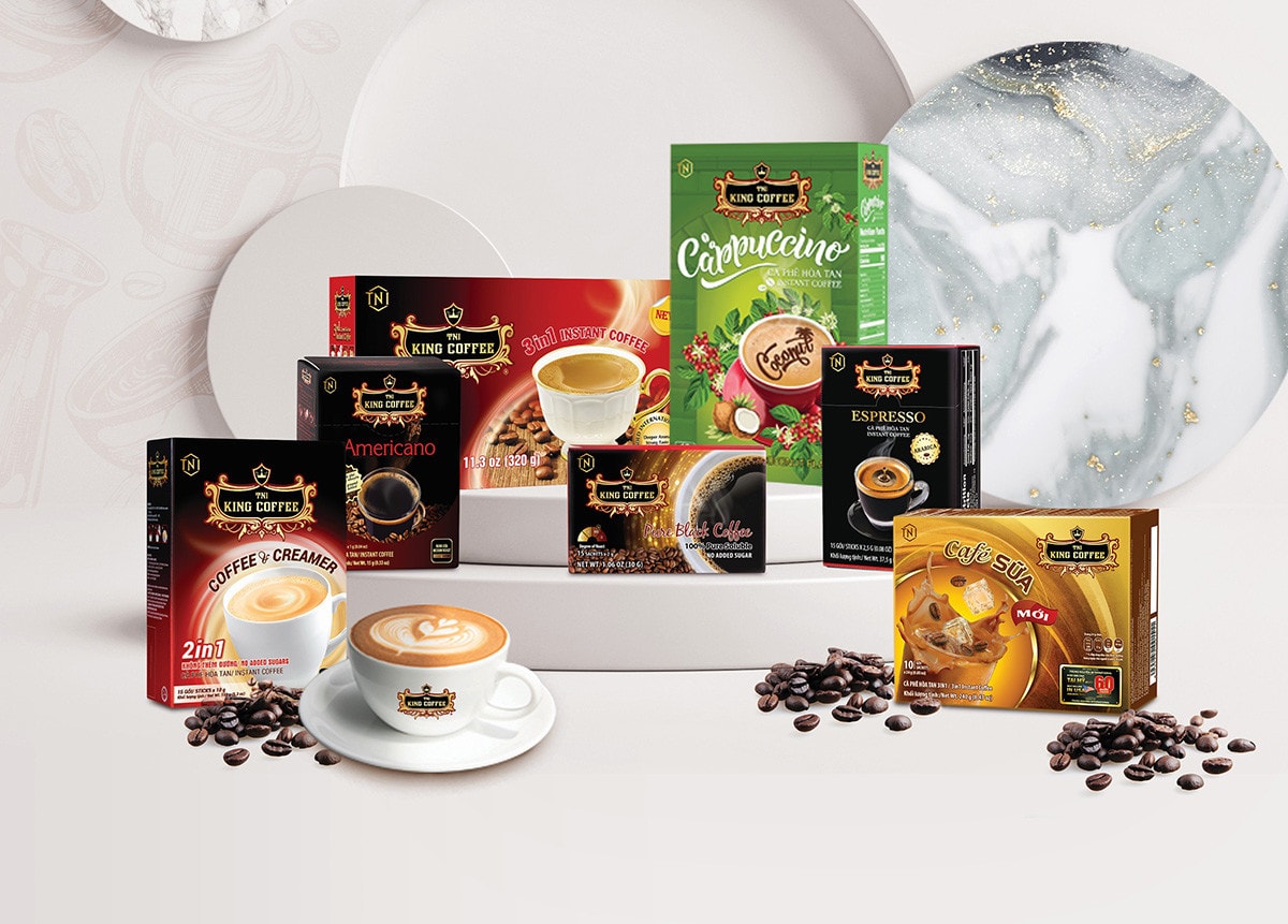King Coffee cà phê sữa hòa tan - Hương vị cà phê sữa truyền thống Việt Nam -1