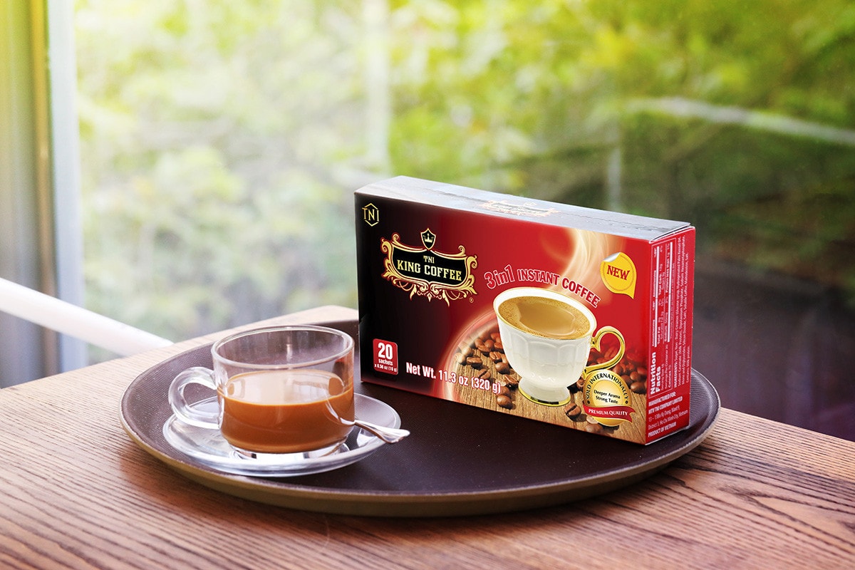 Cà phê hòa tan King Coffee 3in1 - Vị đậm đà, hương vị cà phê nổi bật -0