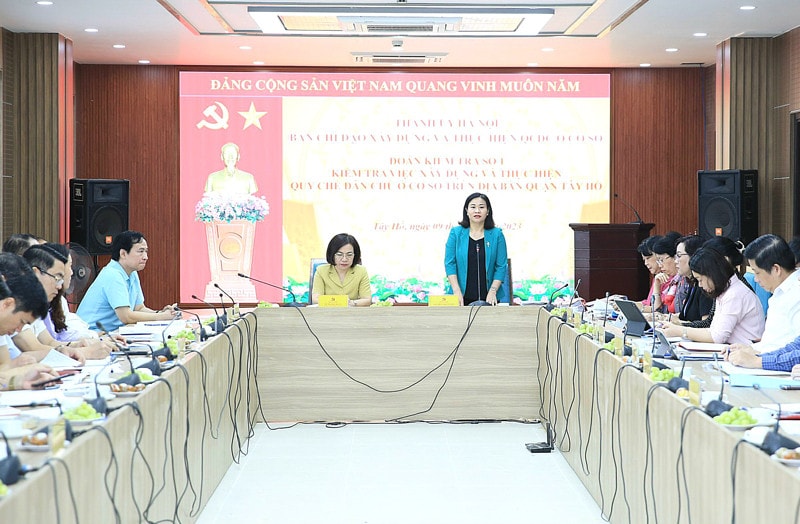 Quận Tây Hồ (Hà Nội): Nghiêm túc thực hiện Quy chế dân chủ trong công tác giải phóng mặt bằng và quản lý trật tự xây dựng -0