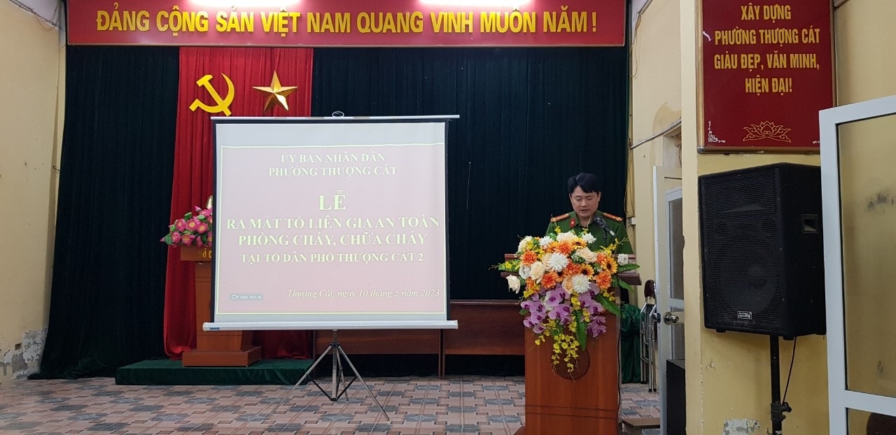 Phường Thượng Cát, quận Bắc Từ Liêm xây dựng phong trào toàn dân tham gia phòng cháy, chữa cháy -0