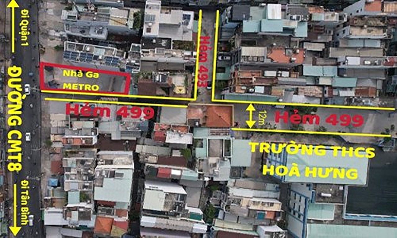 TP. Hồ Chí Minh: Quy hoạch mở đường tại hẻm 499 Cách Mạng Tháng Tám có khả thi?
