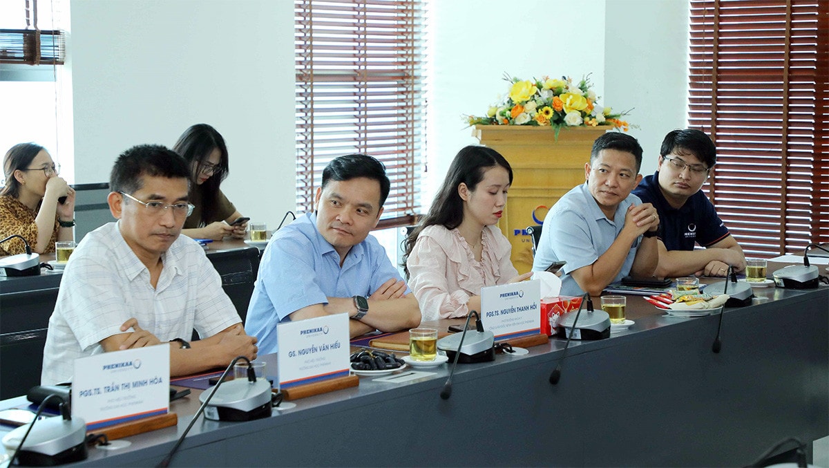 Báo Đại biểu Nhân dân thăm, làm việc với Trường Đại học Phenikaa -6