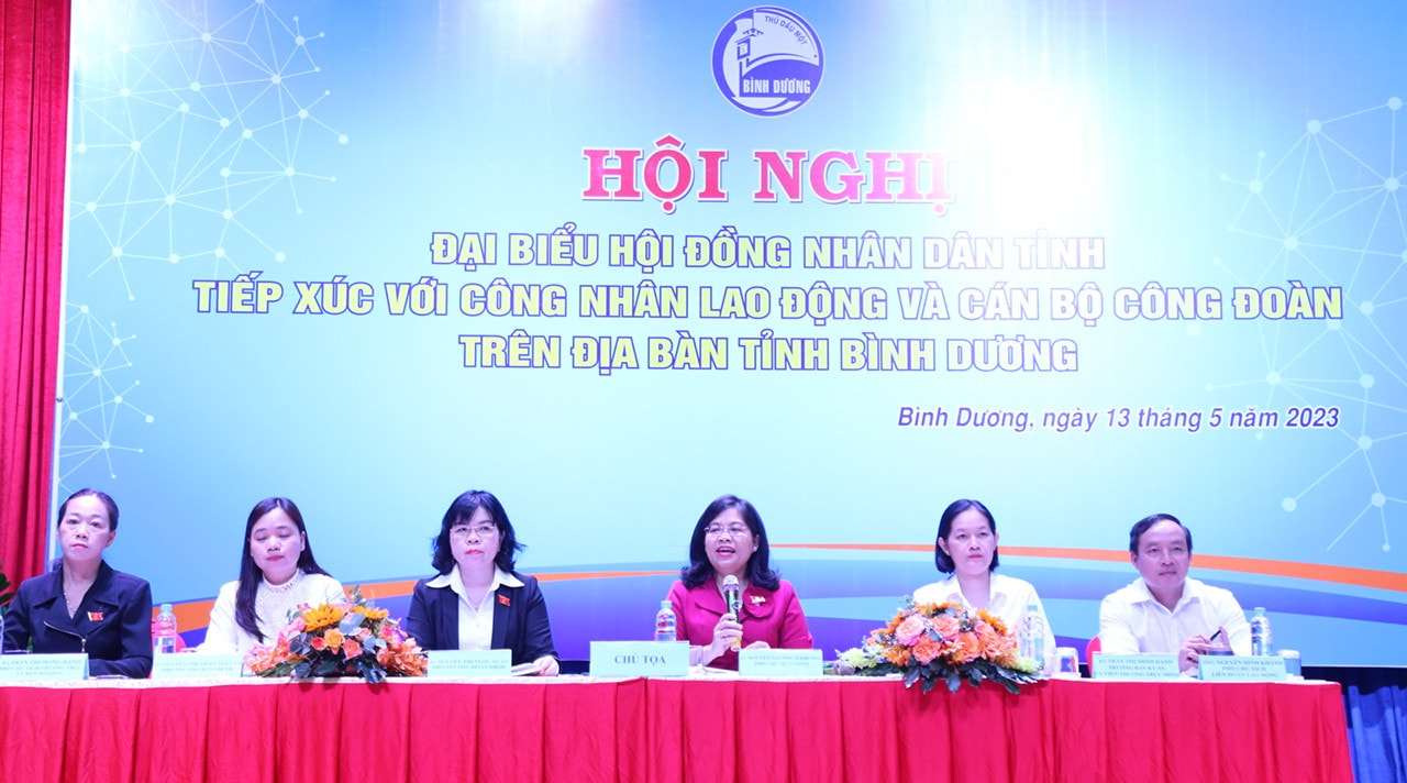 Công nhân Bình Dương kiến nghị nhiều vấn đề khi gặp gỡ đại biểu Hội đồng Nhân dân