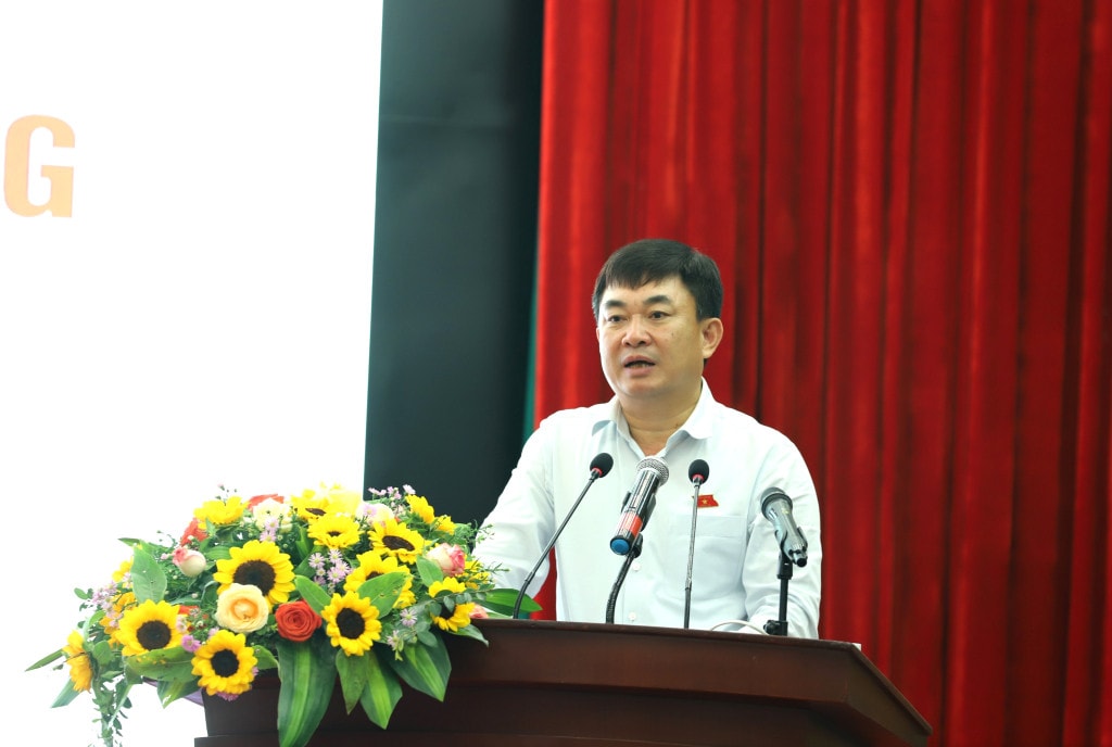 Giám đốc Học viện Chính trị Quốc gia Hồ Chí Minh Nguyễn Xuân Thắng tiếp xúc cử tri chuyên đề với công nhân, lao động Quảng Ninh -0