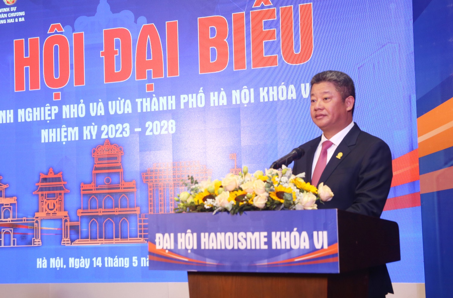 Đại hội Đại biểu Hiệp hội doanh nghiệp nhỏ và vừa Thành phố Hà Nội khóa VI -0