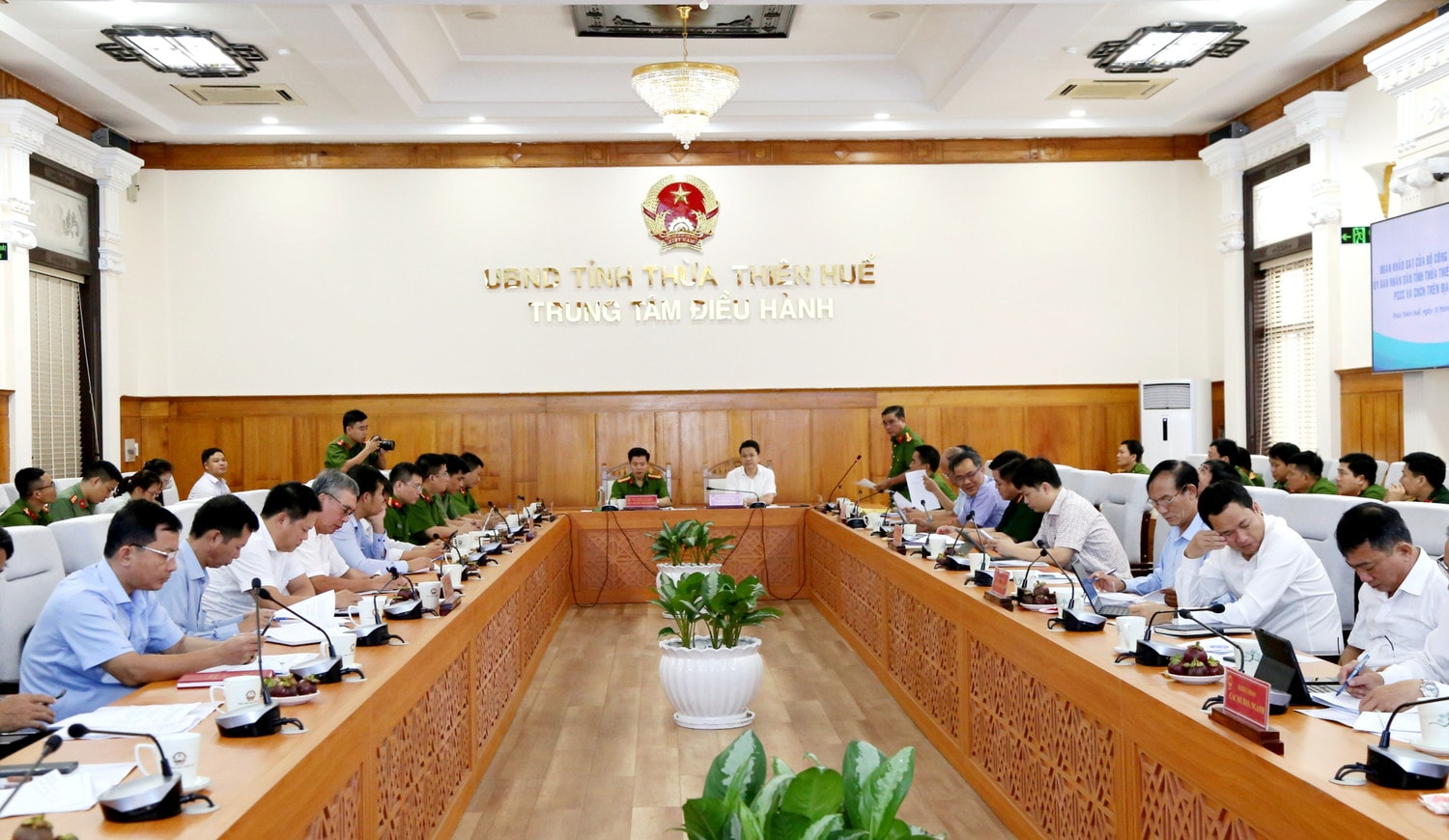 Khảo sát công tác PCCC&CNCH tại Thừa Thiên Huế -0