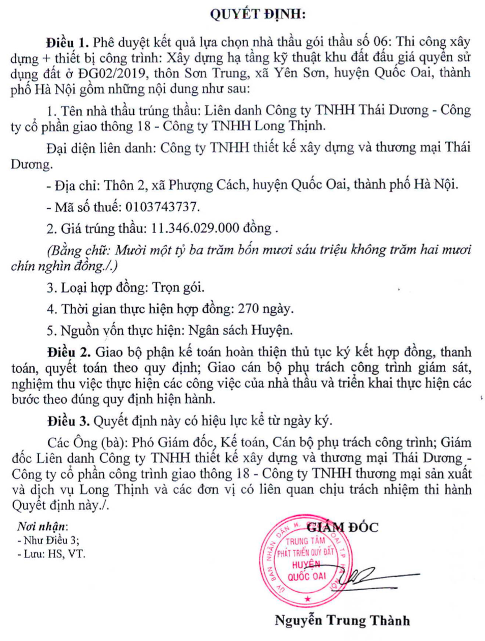 Doanh nghiệp quen mặt trúng hàng loạt gói thầu tại huyện Quốc Oai với tỷ lệ tiết kiệm ngân sách dưới 0,5% -0