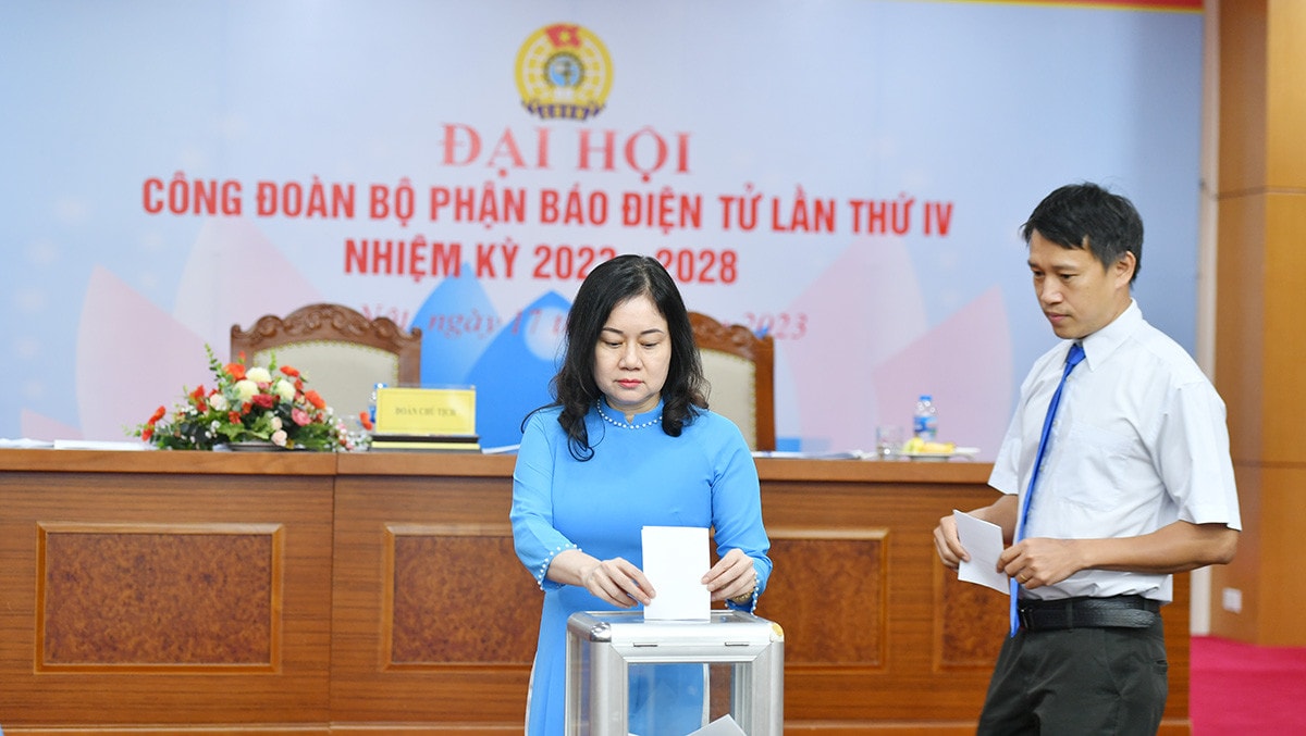 Đại hội Công đoàn Báo Điện tử, Báo Đại biểu Nhân dân nhiệm kỳ 2023 - 2028 -0