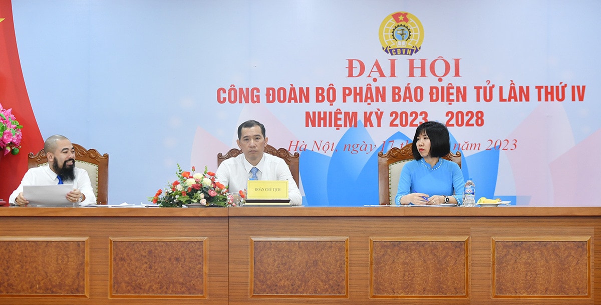 Đại hội Công đoàn Báo Điện tử, Báo Đại biểu Nhân dân nhiệm kỳ 2023 - 2028 -0
