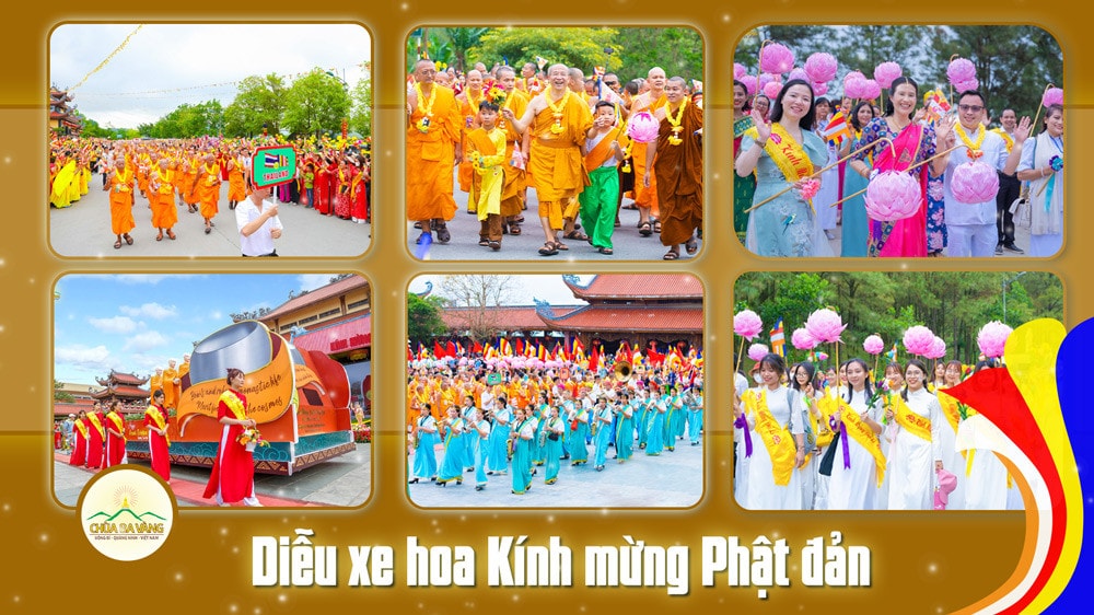 Chùa Ba Vàng tổ chức Đại lễ Phật đản 2023 và khánh thành Tòa giảng đường trên núi lớn nhất thế giới -1