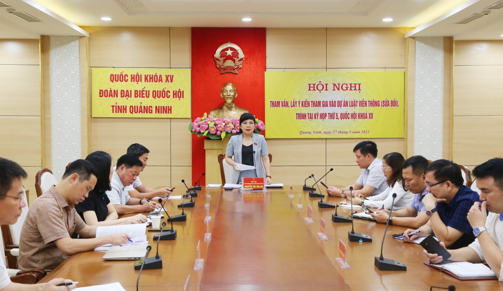 Quảng Ninh: Tham vấn ý kiến vào Luật Viễn thông (sửa đổi), Luật Các tổ chức tín dụng (sửa đổi) ảnh 1