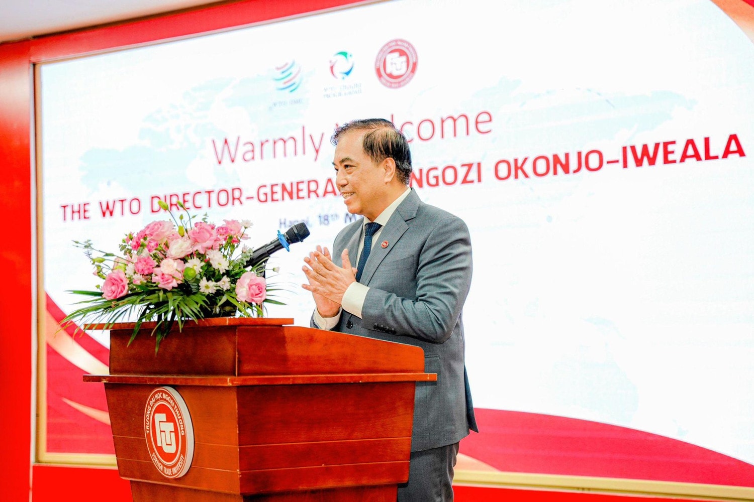 Tổng Giám đốc Tổ chức Thương mại Thế giới thăm Trường ĐH Ngoại thương -0