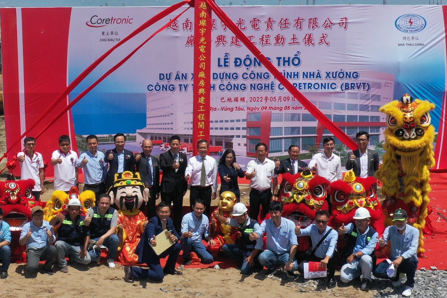 Bà Rịa – Vũng Tàu phạt Công ty Coretronic 130 triệu vì xây dựng công trình không phép -0