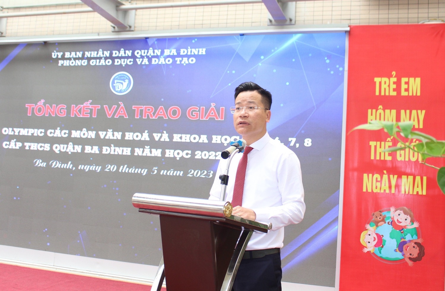 Hà Nội: quận Ba Đình trao 82 giải Nhất cuộc thi Olympic cấp quận -0