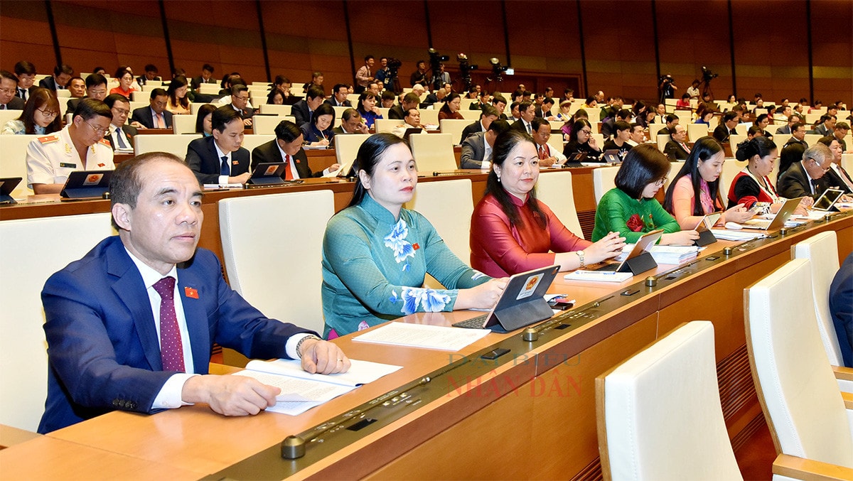 Nêu cao tinh thần trách nhiệm, đóng góp nhiều ý kiến chất lượng để các quyết sách của Quốc hội thực sự đồng hành, tạo thuận lợi tối đa cho người dân và doanh nghiệp -0