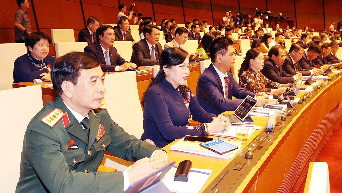 Một số hình ảnh phiên khai mạc Kỳ họp thứ Năm, Quốc hội Khoá XV -0