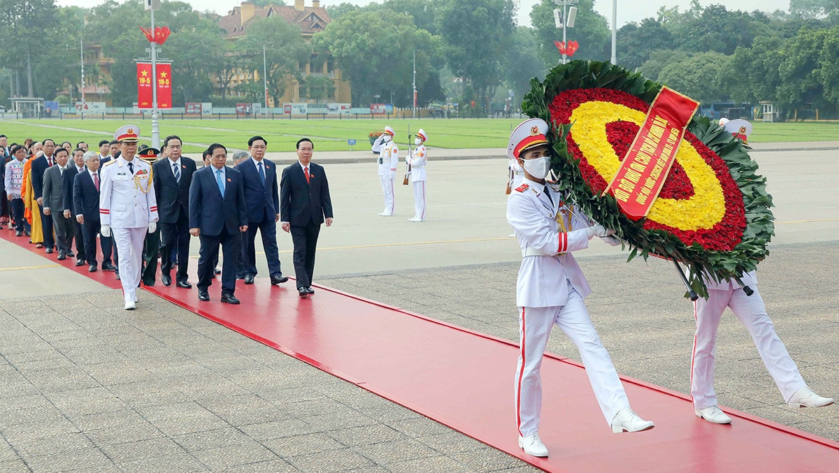 Một số hình ảnh phiên khai mạc Kỳ họp thứ Năm, Quốc hội Khoá XV