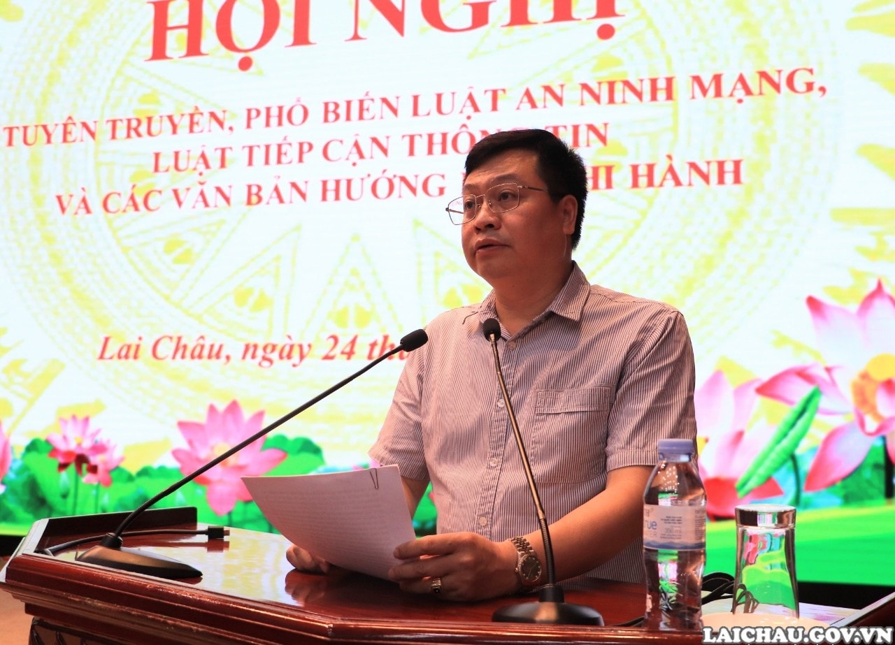 Tổ chức hội nghị tuyên truyền, cập nhật kiến thức Luật an ninh mạng, Luật tiếp cận thông tin và một số văn bản hướng dẫn thi hành -0