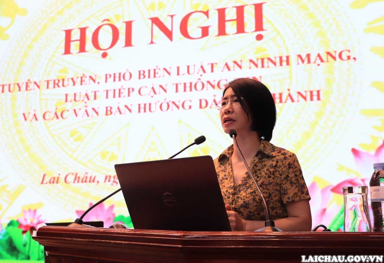 Tổ chức hội nghị tuyên truyền, cập nhật kiến thức Luật an ninh mạng, Luật tiếp cận thông tin và một số văn bản hướng dẫn thi hành -0