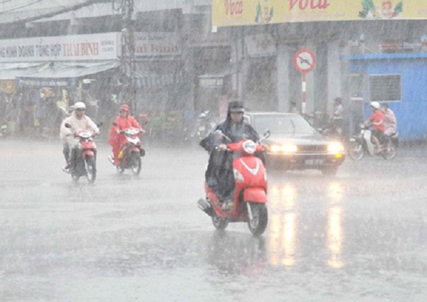 Các khu vực trên cả nước có mưa rào và dông, cục bộ mưa to -0