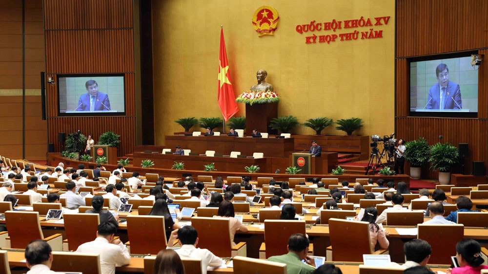 Hôm nay, Quốc hội thảo luận ở hội trường về kết quả giám sát việc giải quyết kiến nghị của cử tri gửi đến Kỳ họp thứ Tư, Quốc hội Khóa XV -0
