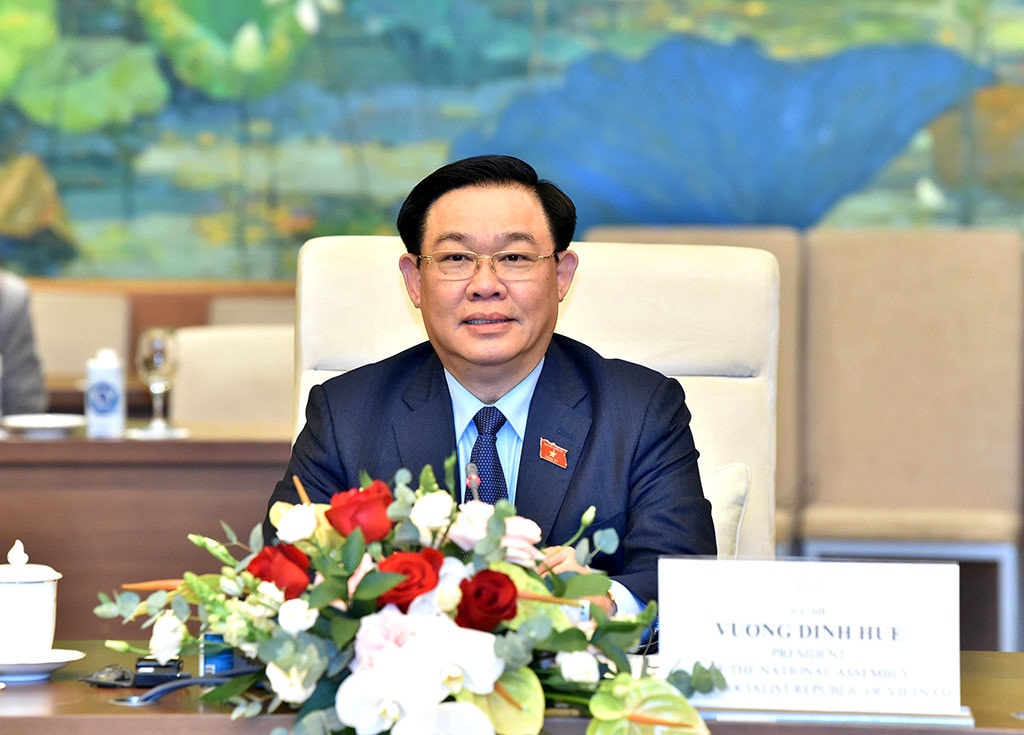 Chủ tịch Quốc hội Vương Đình Huệ tiếp Đoàn Thượng nghị sĩ Hoa Kỳ -0