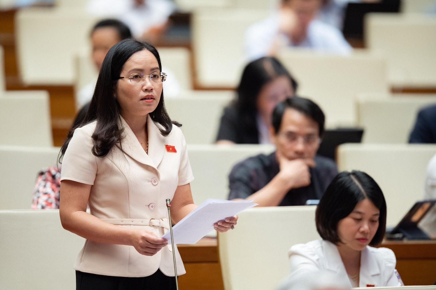 ĐBQH Hồ Thị Kim Ngân (Bắc Kạn) ĐBQH Hồ Thị Kim Ngân (Bắc Kạn): Để kết quả giám sát ý kiến, kiến nghị cử tri ngày càng được nâng cao -0