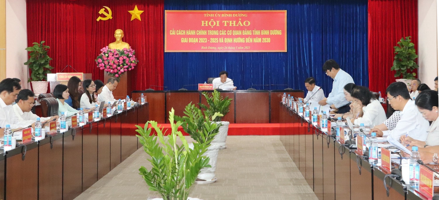 Bình Dương: Quyết tâm cải cách hành chính trong các cơ quan Đảng -0