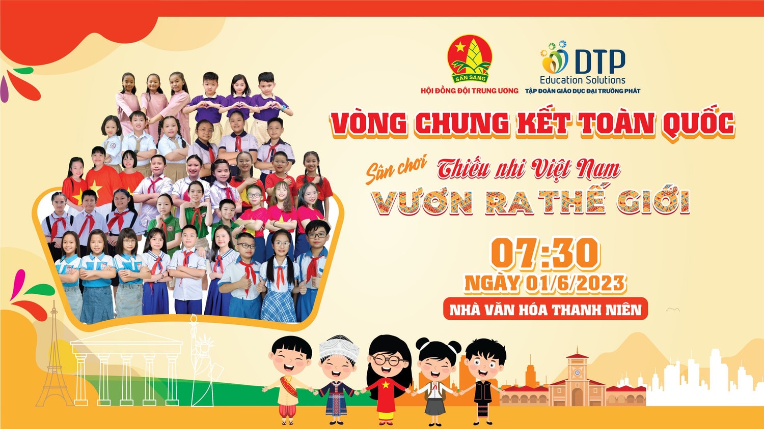 Chương trình là sân chơi cho thiếu nhi cả nước Tìm kiếm nhà vô địch sân chơi “Thiếu nhi Việt Nam - Vươn ra thế giới” -0