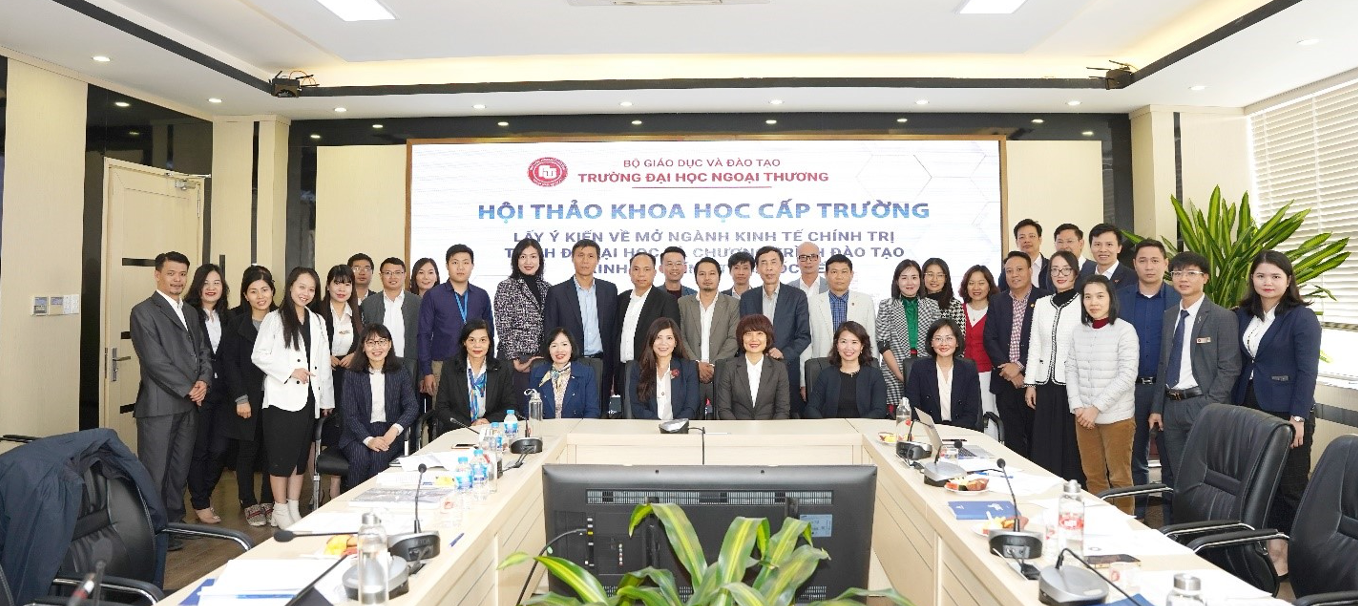 Trường ĐH Ngoại thương chính thức tuyển sinh đào tạo cử nhân ngành Kinh tế chính trị -0
