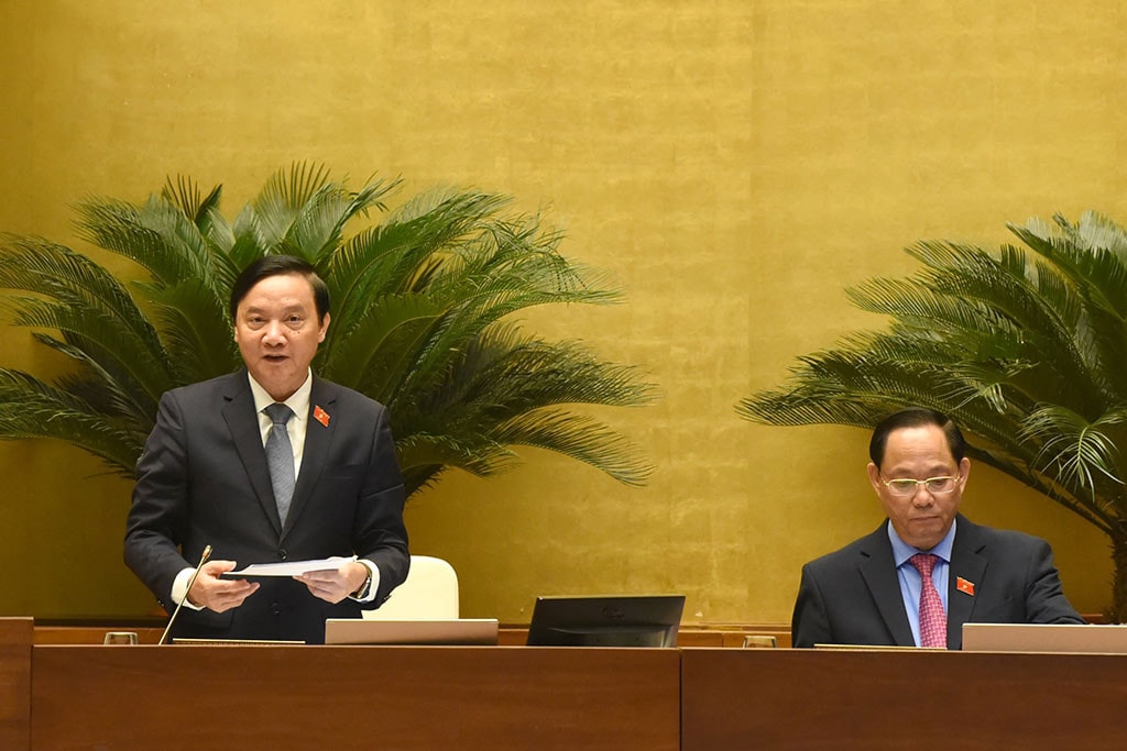Thông qua Nghị quyết về Chương trình xây dựng luật, pháp lệnh năm 2024 -0