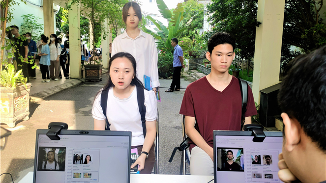 Thí sinh đăng ký trước khi vào phòng thi Đánh giá năng lực