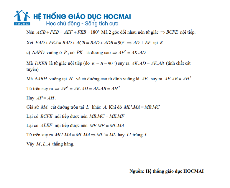 Gợi ý giải đề thi môn Toán vào lớp 10 năm 2023 của TP. Hồ Chí Minh ảnh 6 Gợi ý giải đề thi môn Toán vào lớp 10 của TP. Hồ Chí Minh -0