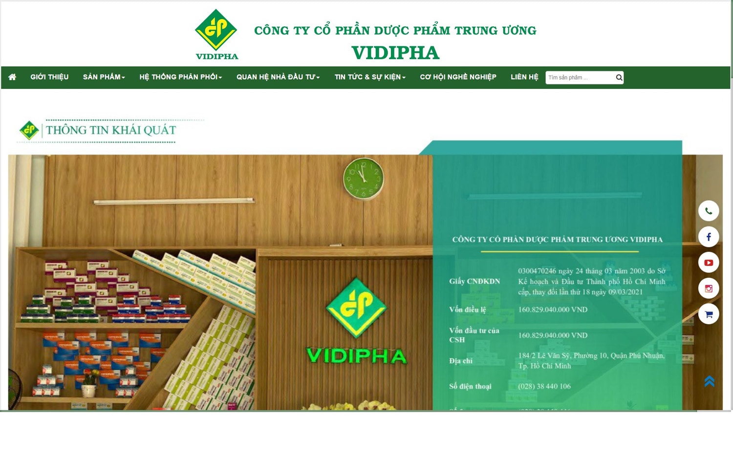 Công ty CP Dược phẩm Trung ương Vidipha bị Cục quản lý Dược (Bộ Y tế) xử phạt 140 triệu đồng