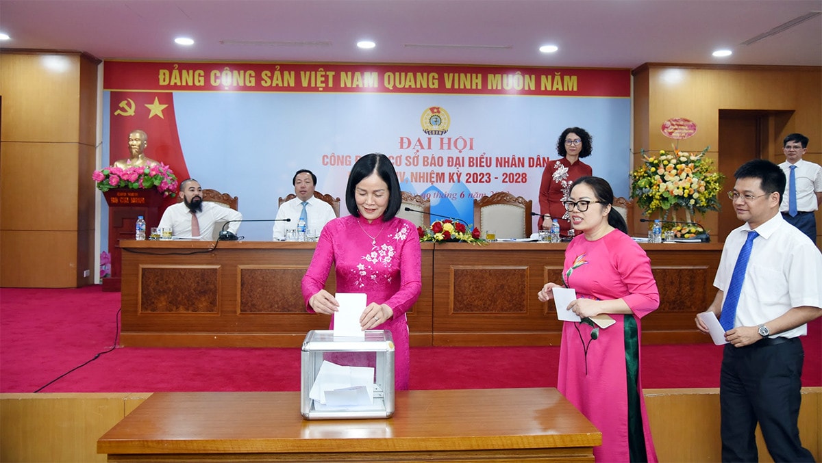Đại hội Công đoàn cơ sở Báo Đại biểu Nhân dân nhiệm kỳ 2023 - 2028 -6