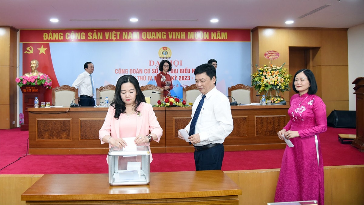 Đại hội Công đoàn cơ sở Báo Đại biểu Nhân dân nhiệm kỳ 2023 - 2028 -4