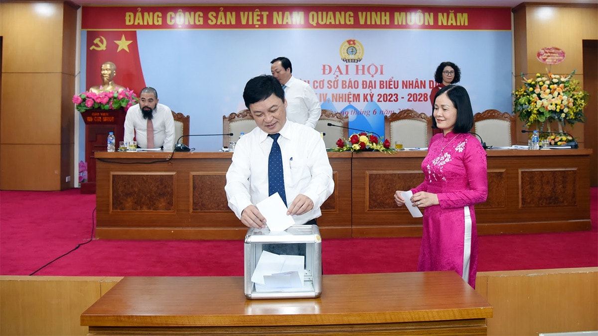 Đại hội Công đoàn cơ sở Báo Đại biểu Nhân dân nhiệm kỳ 2023 - 2028 -5