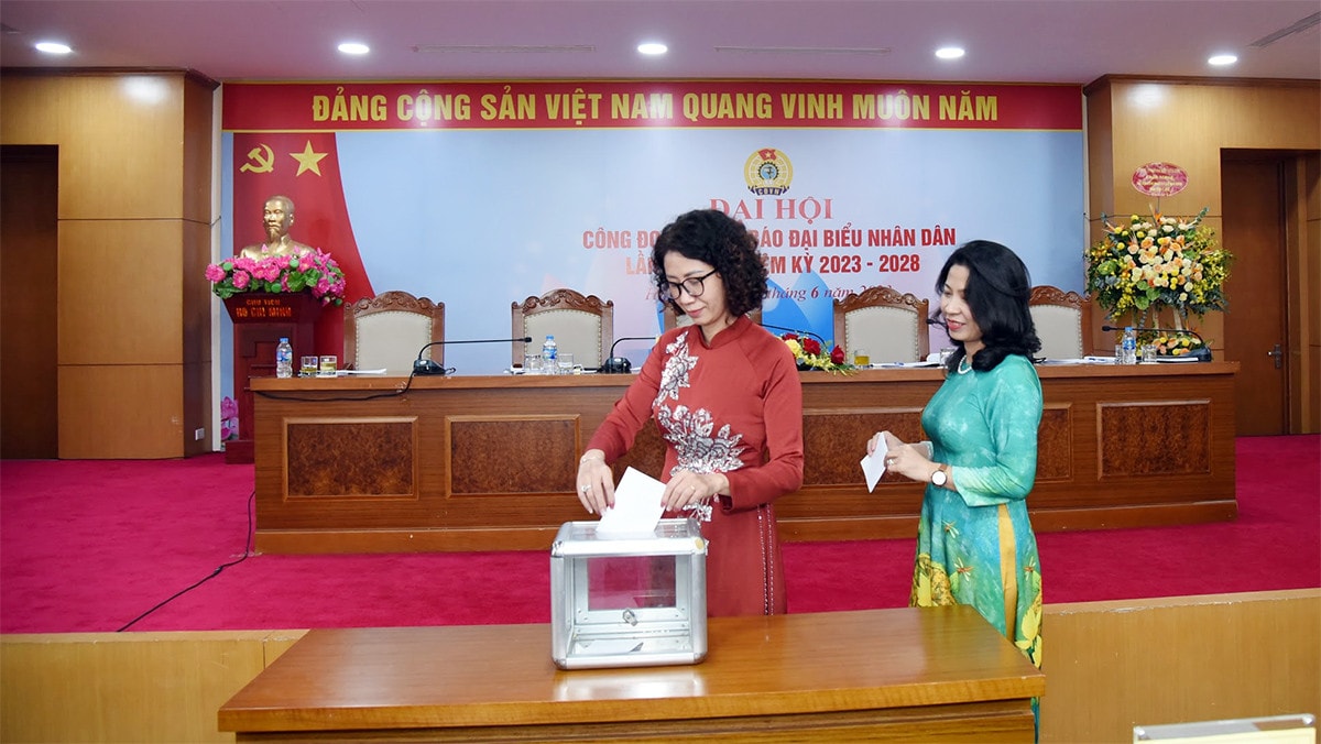 Đại hội Công đoàn cơ sở Báo Đại biểu Nhân dân nhiệm kỳ 2023 - 2028