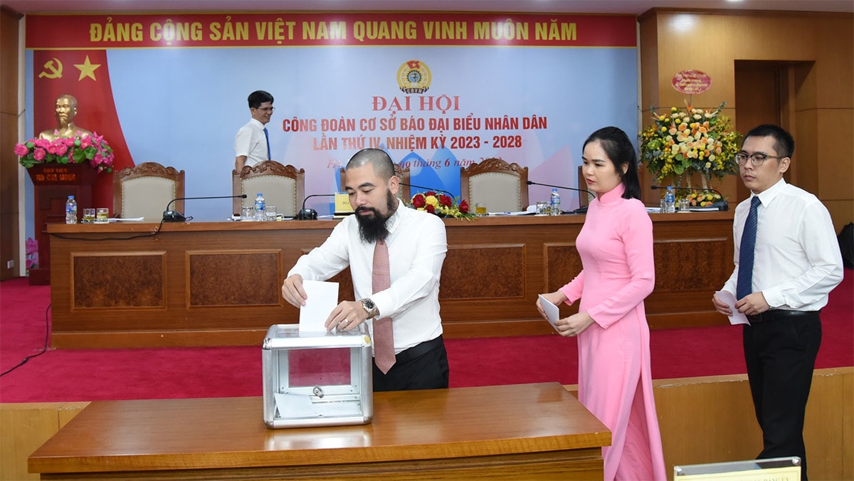 Đại hội Công đoàn cơ sở Báo Đại biểu Nhân dân nhiệm kỳ 2023 - 2028