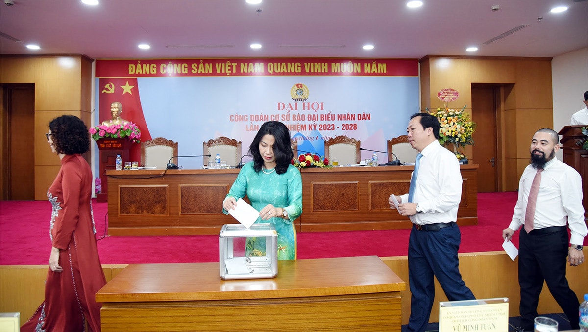 Đại hội Công đoàn cơ sở Báo Đại biểu Nhân dân nhiệm kỳ 2023 - 2028