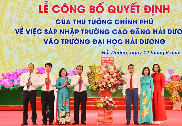 Sáp nhập Trường cao đẳng Hải Dương vào Trường Đại học Hải Dương -0