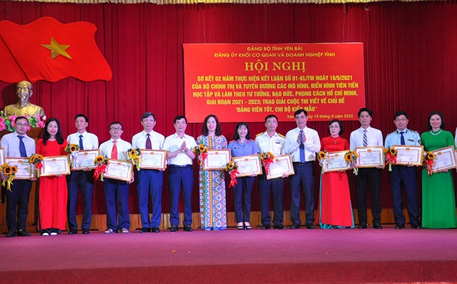 Yên Bái: Đảng ủy Khối cơ quan và doanh nghiệp tỉnh sơ kết 2 năm thực hiện Kết luận số 01- KL/TW của Bộ Chính trị