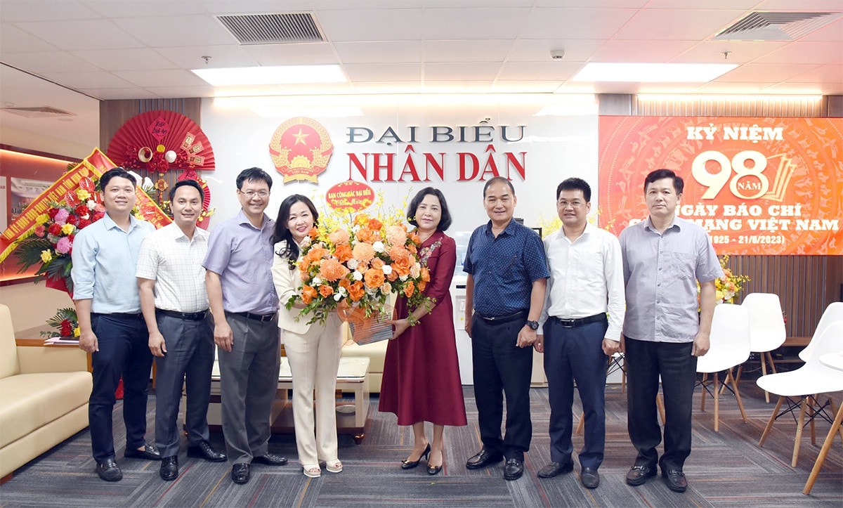 Trưởng Ban Công tác đại biểu Nguyễn Thị Thanh thăm, chúc mừng Báo Đại biểu Nhân dân -0